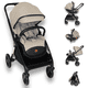 thumbnail image 1 of Capri DLX travel system mango ajustable +portabebé autoasiento gris, 1 of 9