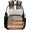 Multicolor 2, variant on Horses Clear Backpack for Stadium Events, Transparent Backpacks See Through Plastic Bag for Concerts & Work, Western Desert Running Horse