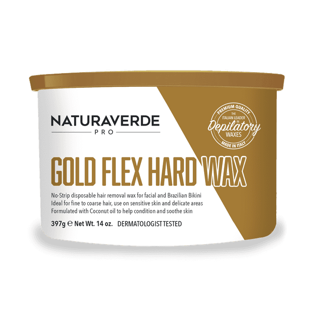 Natura Verde Pro Gold Flex Hard Wax 14 oz. Can