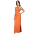 thumbnail image 3 of Ribbed Side Slit Long Cami Dress, 3 of 11