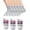 3 Pairs Gray, variant on Premium Therapeutic Diabetic Socks for Men & Women Extra-Cushioned, Non-Binding Loose Top Ultimate Comfort Cotton Quarter-Length (White, 3 Pairs, Size 9-11)