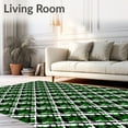 thumbnail image 2 of ODIKA 2'x3' Machine Washable Non-Slip Area Rug, Holiday Tartan Lattice High Traffic Rug, Green, 504553, 2 of 7