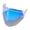 Clear Blue, variant on NFJ Helmet Visor for KYT TTR-JET Face Shield UV400 Lens Moto Accessories