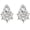 Clear-Golden, variant on Vintage Rhinestone Earrings Fancy Crystal Cluster Drop Earrings Art Deco Earrings for Women