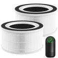 thumbnail image 1 of 2 Pack Hepa Replacement Filter Compatible with Afloia Fillo/Halo/for Mooka Allo, 3-in-1 HEPA Filtration for Afloia Air Puri-fier Filter Rep, 1 of 8