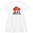 thumbnail image 3 of Inktastic Rehoboth Beach Delaware Cute Crab Girls Toddler Dress, 3 of 5