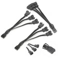 thumbnail image 3 of Cable De Extensión De Ventilador De 1 A 3, 4 Pines, Cable De Extensión De Ventilador De 1 A 3, Práctica Disipación De Calor Para Conector De Ventilador De 4 Pines, 3 of 7
