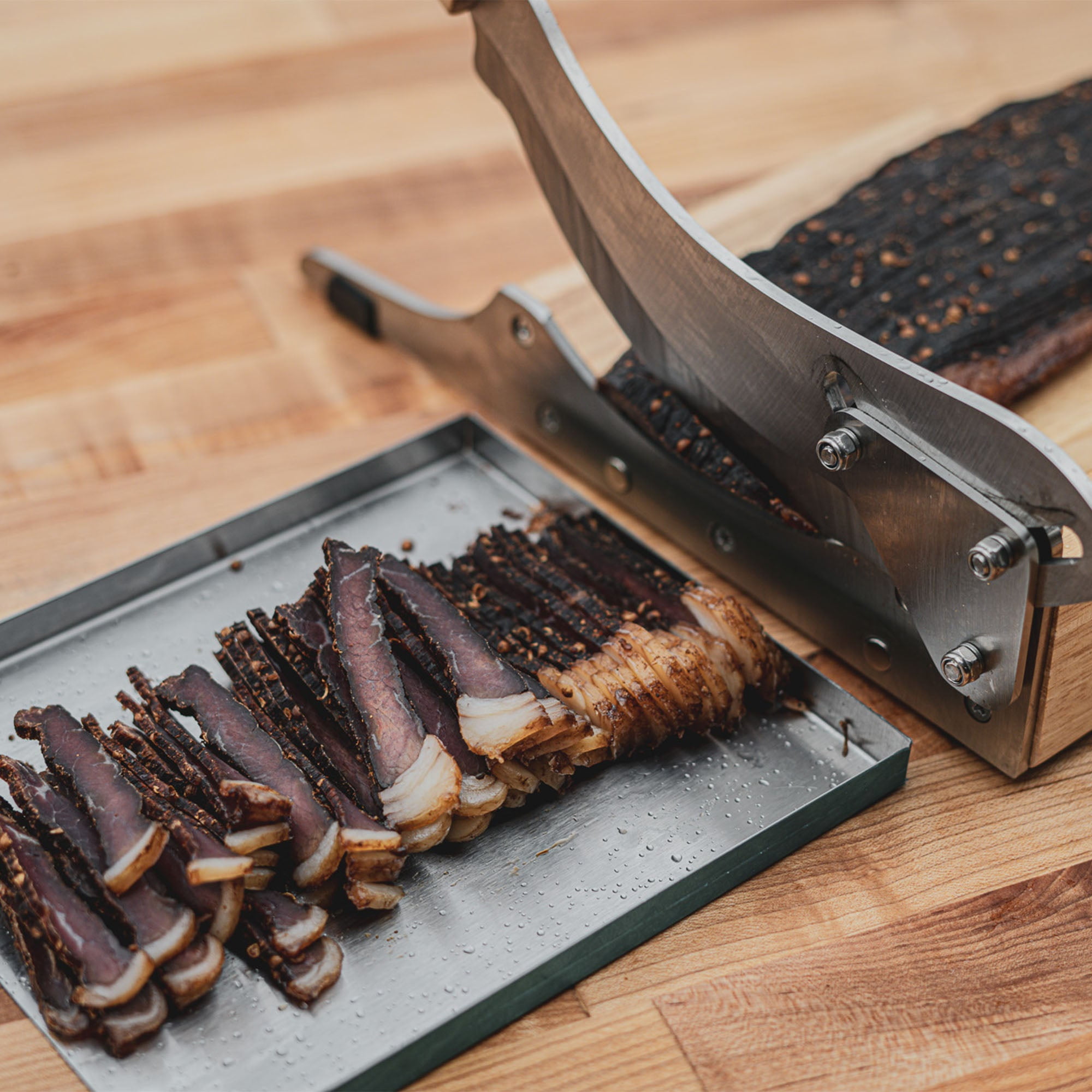 Biltong Depot Original Steak Slab with Fat (8oz): High Protein Snack, No Sugar, Natural Dried Beef Jerky