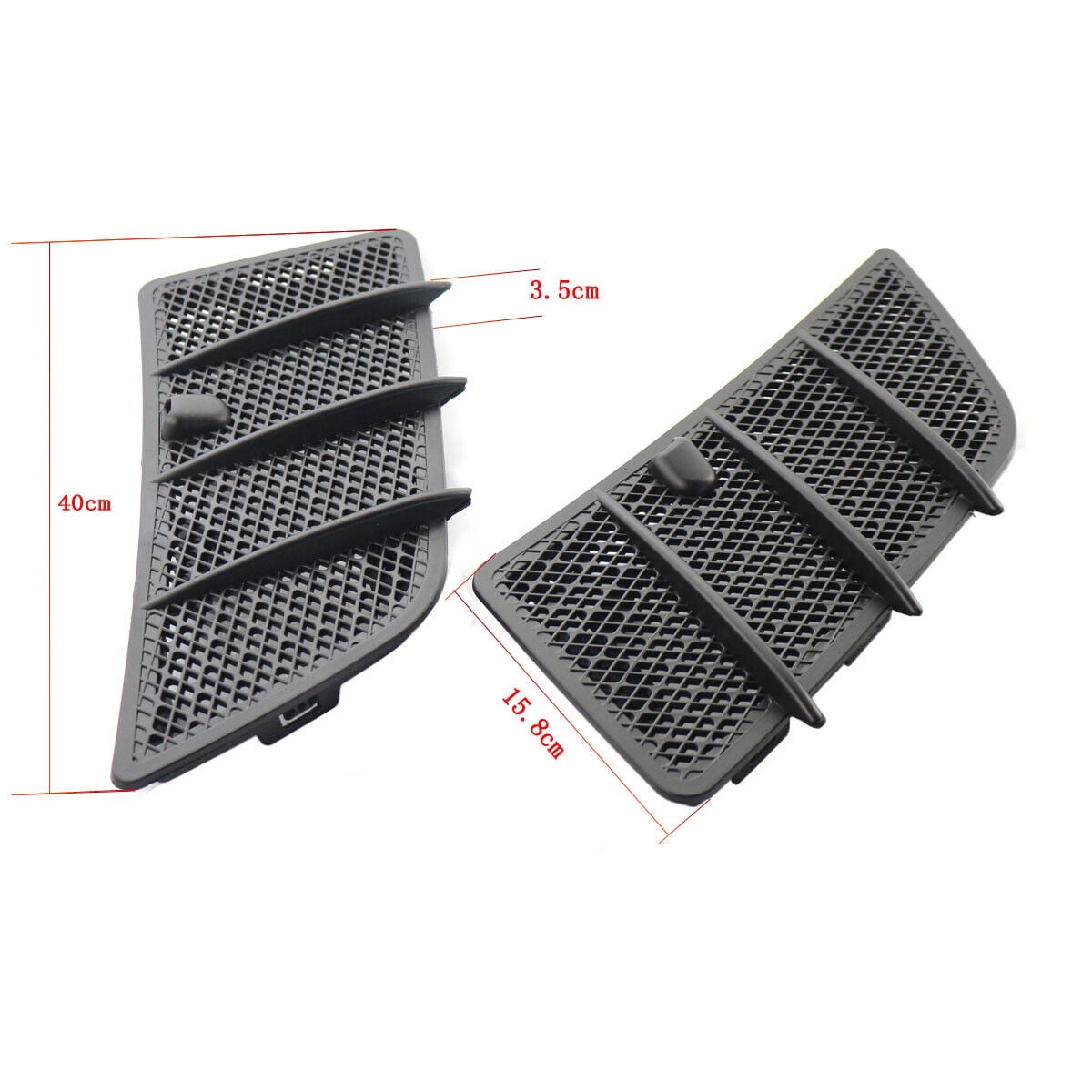 Partscollect Pair Left & Right Hood Air Vent Grill Cover Insert Mesh Compatible for Mercedes Benz W164 ML350 ML550 ML63 GL320 GL350 GL450 GL550 2008-2011 Replaces OE# 1648804405 1648804305