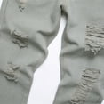 thumbnail image 6 of Mercatoo Boy's Skinny Fit Ripped 𝐃estroyed Distressed Fashion Denim Jeans Pants Pure Cotton Patchwork Pants Kids Comfort Waist Joggers, 6 of 9