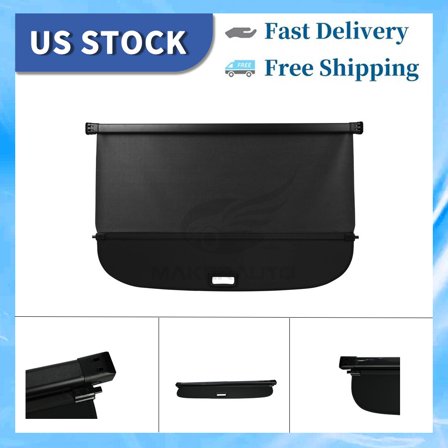 1x Retractable Rear Trunk Cargo Cover For 2016-2022 Lexus RX350 RX450h