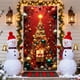 thumbnail image 4 of Herunwer Elastic Christmas Front Door Cover, Holiday Door Banner for Photography Background, Xmas Party Photo Booth and Home Decor, 4 of 6