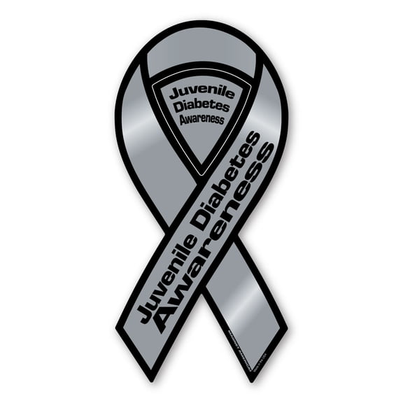 Juvenile Diabetes Awareness 2-in-1 Ribbon Magnet