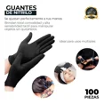 thumbnail image 2 of Guantes De Nitrilo Vinil Libre De Latex Sin Polvo Azul Negro, 2 of 8