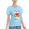 thumbnail image 2 of Women's Basic Short Sleeve T-Shirt Doraemon, 2 of 6