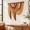 Brown, variant on Beige Boho Macrame Wall Hanging Tapestry, 16.73 x 3.94 x 3.94 inches