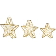 thumbnail image 6 of Northlight LED Lighted Stars Outdoor Christmas Decorations - 14" - Gold - Set of 3, 6 of 7