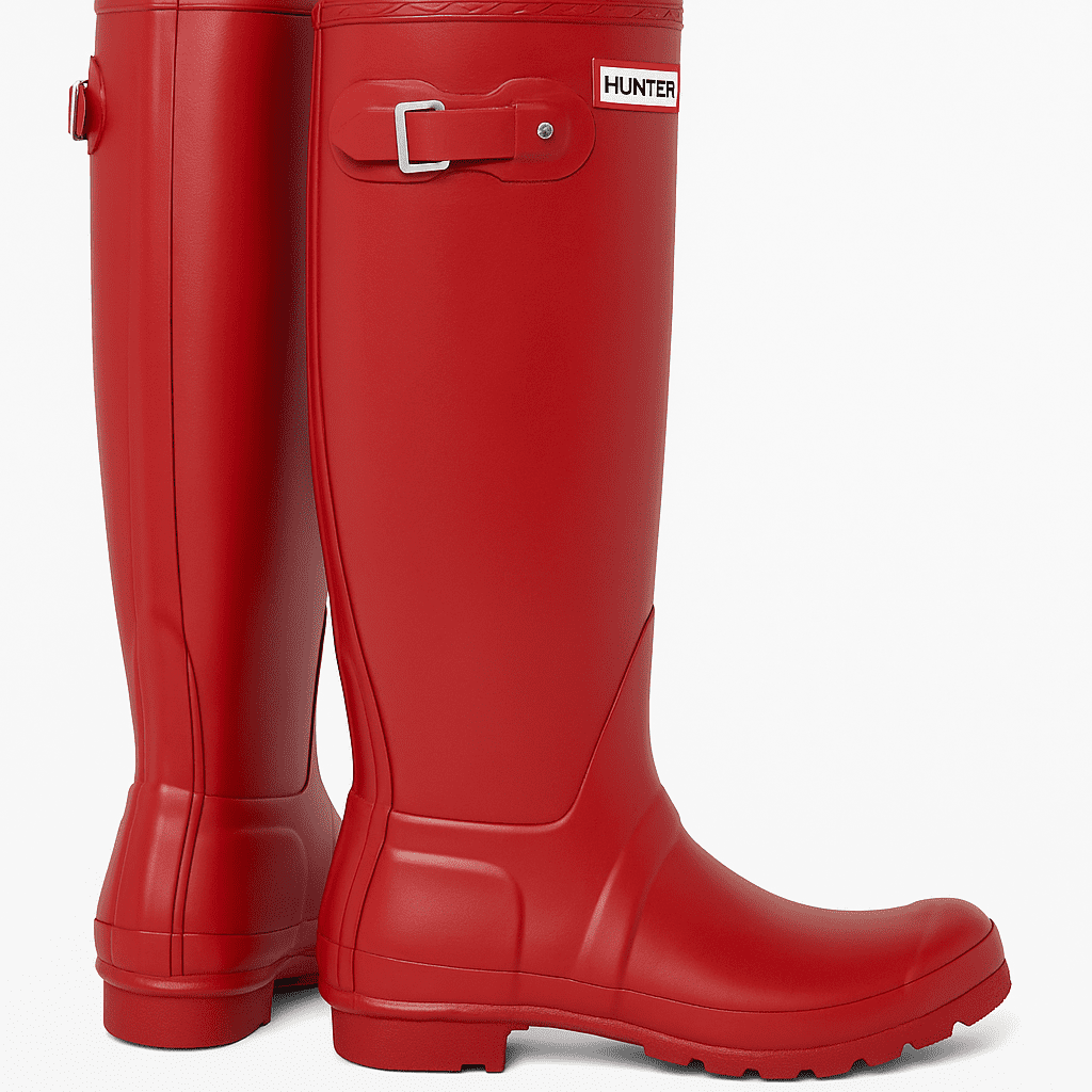 Hunter Women's Original Tall Rain Boots, Military Red, Size 7