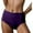 Dark Purple, variant on Mid Rise Breathable Soft Comfort Everyday Panties Multipack for Women Casual Season, M, Beige