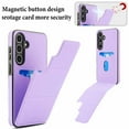 thumbnail image 2 of Allytechgroup Wallet Case for Samsung Galaxy S24 FE with Credit Card Slot, PU Leatehr Phone Case with Stand RFID Blocking Shockproof Back Cover for Samsung Galaxy S24 FE for Women Men, Lightpurple, 2 of 5