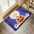 thumbnail image 4 of Evil Pumpkin Ghost Front Door Mat,Home Decor Happy Halloween Mat 17x30 Inch Door Mats for Kitchen Nursery Floor Entryway Rug, 4 of 6