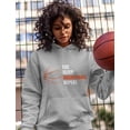 thumbnail image 3 of Tstars Womens Basketball Sport Team Fans Cool Gift for Basketball Fanatics Eat Sleep Basketball Repeat Gift Ideas for Basketball Fans Women Birthday Hoodie, 3 of 7