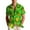 39#Green, variant on Taylonsss Unisex Hawaiian Print Short Sleeve Button Down Shirt for Summer Beach Casual Wear Breathable Polyester-Spandex Blend Shirt for Spring and Summer