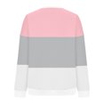 thumbnail image 4 of Aloohaidyvio Sweatshirts for Women No Boundaries,Womens Oversized Sweatshirts Crewneck Hoodies Color Block Long Sleeve Pullover, 4 of 5