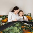 thumbnail image 5 of Feelyou Teens Autumn Pumpkin Full Size Comforter Sets, Rustic Groovy Flower Bedding Comforter Set, Bohemian Hippie Style Reversible Bedding Sets, Lightweight Room Decor, 3pcs, 5 of 8