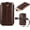 Coffee, variant on Belt Cell Phone Holster for iPhone 14 13 12 Pro Max, PU Leather Phone Pouch Carry Bag for Samsung S23 Ultra,S22 Ultra,S21 Ultra,S21+,S20 Ultra, Pouch Case with Card Holder