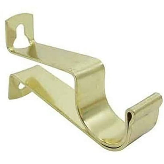 Graber 3/4-Inch Round Cafe Curtain Rod (84 to 120-Inches, Brass)