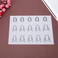 thumbnail image 3 of Toalla De Escritorio Almohadilla de mano para decoración de uñas de silicona para mujer, alfombrilla para colorear de uñas, herramientas de manicura (B), 3 of 6