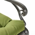 thumbnail image 4 of Juel Outdoor Dining Chair with Cushion (Set of 2), Hammered Bronze and Olive, 4 of 7