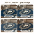 thumbnail image 7 of ODIKA 5'x7' Washable Area Rug Octopus Pirate Navy Creature Ornamental Radiating Motif Cartoon for Small Living Room, Bedroom, Easy Care, Non-Shedding, Pet Friendly, 7 of 7