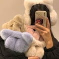 thumbnail image 4 of 2025 Cute Cat Ear Plush Ear Muffs for Girls Winter Student Riding Warm Ear Protection Windproof Coldproof Ear Covers Ear Warmers Outdoor Warmth, 4 of 7