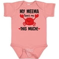 thumbnail image 3 of Inktastic My Meema Loves Me Grandson Boys or Girls Baby Bodysuit, 3 of 5