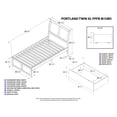 thumbnail image 6 of Tuscan Treats Platform Bed With Flat Panel Footboard And Turbo Charger With Virtue Bed Drawers, Included Components Headboard, Slats, Footboard, Bed Rails, 6 of 6