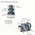 thumbnail image 2 of Caraway Ceramic Non-Stick Pots & Pans Cookware Set, 12- Piece, Navy, 2 of 9