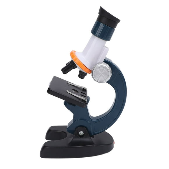 Microscope for Kids, Battery Powered Kids Microscope, Kids Beginner Microscope Science Kit with Specimen Container Box and 4 Blank Glass Slides, Science Experiment Toy for Kids