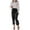 Black, variant on Sequin Pants for Women, Womens Sparkly High Waisted Trousers, Cloth Foot Sexy Pants Fashion Tape Trousers Ruffle Silver