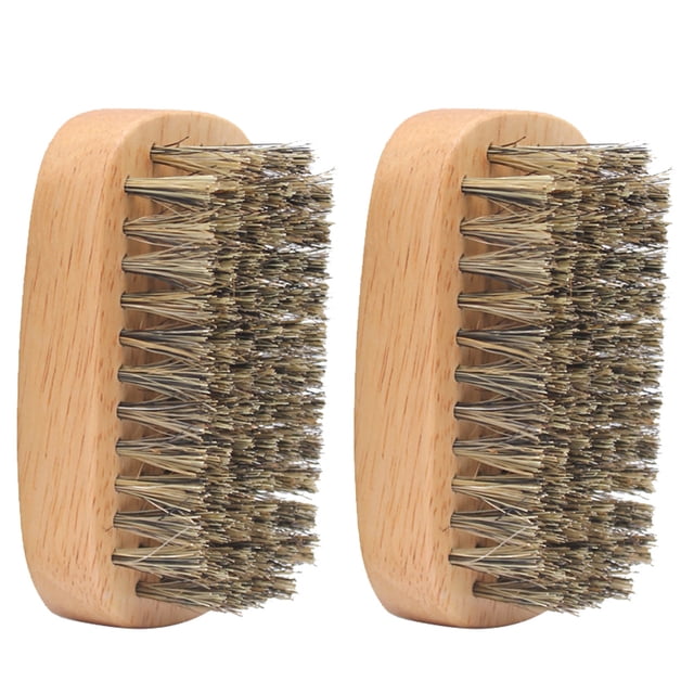 Cepillo De Barba Para Hombres. Fabricado en Madera con Cerdas Firmes, Cepillo para Hombre con Cerdas Ligeras