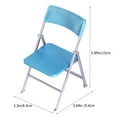 thumbnail image 4 of EeaseCA 2 Pcs Chaise Pliante Mini Poupées Chaise Pliante Mini Maison Chaise Pliante Meubles Miniatures, 4 of 7
