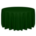 thumbnail image 1 of Ultimate Textile (2 Pack) Faux Burlap - Havana 90-Inch Round Tablecloth - Basket Weave, Hunter Green, 1 of 3