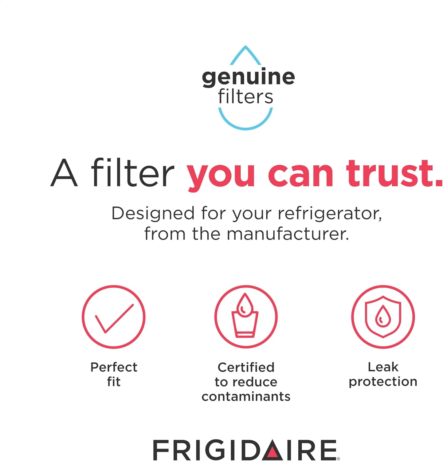 Frigidaire FPPWFU01 and FRGPAAF2 Water and Air Filter Combo Kit