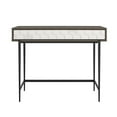 thumbnail image 4 of CosmoLiving by Cosmopolitan Olivia Computer Desk, Gray Oak, 4 of 7