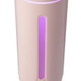 thumbnail image 3 of Humidificador de aire para coche, 300ml de capacidad, luz nocturna colorida, Mini USB, difusor de aceite esencial portátil para el hogar y la Oficina, color rosa, 3 of 5
