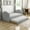 Gray, variant on Boyd Sleep Messina Gray Upholstered Faux Leather Daybed with Trundle, Twin