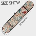 thumbnail image 3 of Yayeee Double Oven Mitt Kitchen Heat Resistant Baking 35" x7" Quilted Glove, Watercolor Leaves, 3 of 6