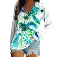 thumbnail image 1 of T-shirts Longs pour Femmes Mode pour Femmes Imprimé à Manches Longues Col en V T-Shirt Personnalisé Haut T-Shirts d'Été pour Femmes T-Shirts en Coton Femmes T-Shirts T-Shirts d'Été pour Femmes Mode, 1 of 5