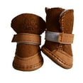 thumbnail image 3 of potrochi Dog Shoes with Hook Loop Closure Booties Pet Dog Chihuahua Shoes Boots, Puppy Snow Booties for Small Dogs, Chihuahua Booties for Winter, Tiny Cat Booties, Cat Shoes for Cold Weather, 3 of 6